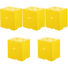 Yellow ABS Cheese Storage Box – Airtight, Stackable, 10.5