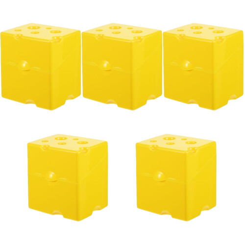 Yellow ABS Cheese Storage Box – Airtight, Stackable, 10.5