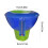 8-inch pool chlorine floater with thermometer and 3