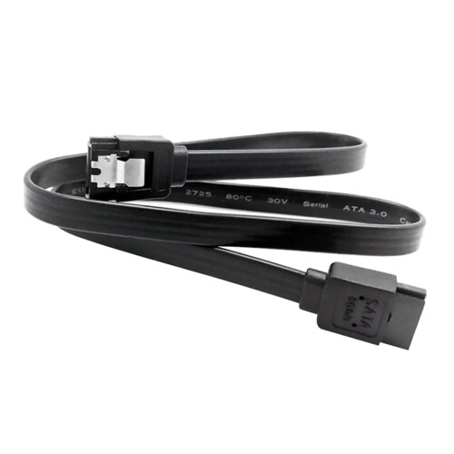 1.31ft Serial 3 Data Hard Cable 6GB/S High Speed Black Straight 40CM Copper