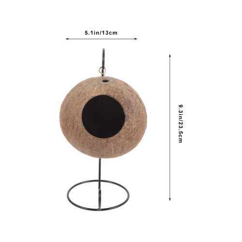 unbranded Squirrel-proof Bird Feeders Coconut Shell Nest Cradle 1