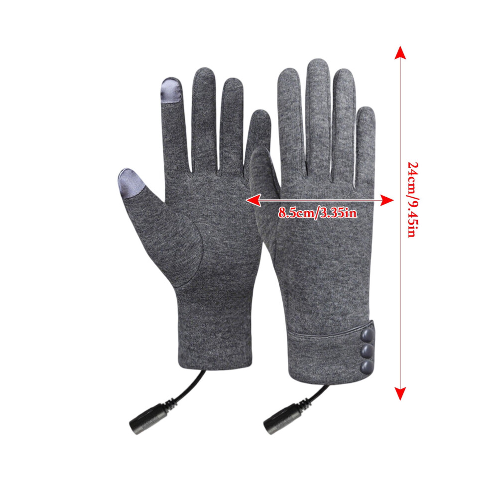 Usb Heated Gloves Rechargeable Windproof Water-Resistant 9027700179875