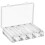 Lot de 100 capsules transparentes pour pièces de collection 3