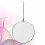 Bathroom Wall Mirror Wall-mounted Mirror 30X30CM Black 6