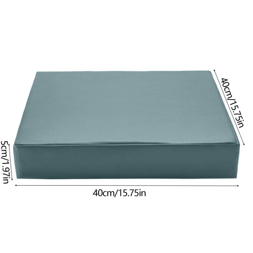 Non-Slip Artificial Leather Chair Cushion Square Washable 2