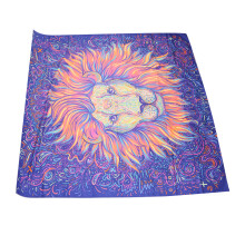 Blacklight Animal Style Tapestry 230x180cm Soft UV Reactive Polyester