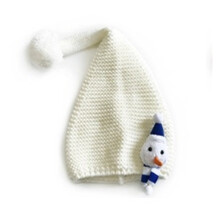 Christmas Long Tail Crochet Beanie Santa Photo Props Boy Girl Photo Shoot Outfits Crochet Knit Hat