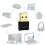 1pcs Bluetooth Adapter 5.0 Bluetooth-compatible Adapter USB Transmitter For Pc Laptop Receptor Computer Audio Printer Earphone 6