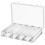 Lot de 100 capsules transparentes pour pièces de collection 8