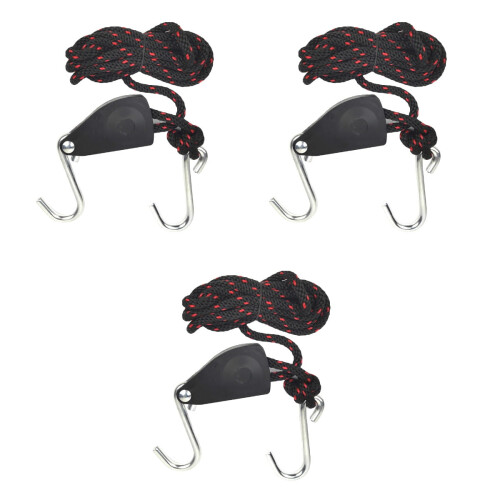 3 Pack Canoe Straps Car Hood Support 13X18X5CM