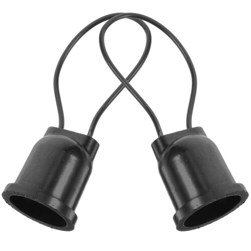 HOMEMAXS 2 Pcs Outdoor Light Socket Waterproof Lamp Holder Replacement