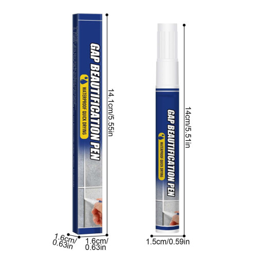 White Waterproof Tile Grout Repair Pen 5ml 2