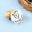 Pocket Hug Token Nyckelring PU Läder Dubbelsidig 6