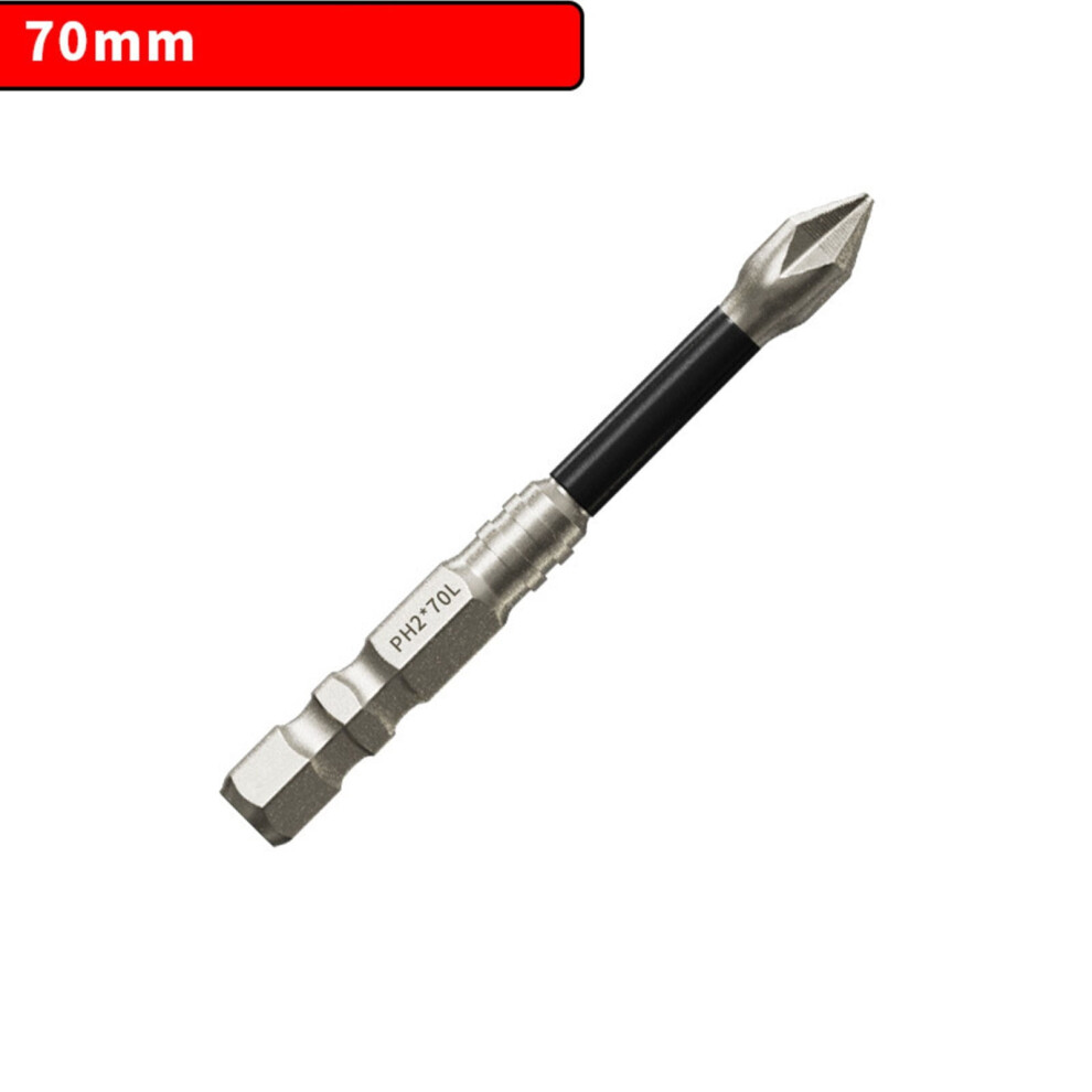 1Pc Cross Magnetic Screwdriver Bit Alloy Steel Anti-Slip Long Drill Bits Ph2 9065194418568