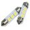 5 pezzi 12V 36mm SMD5050 3 LED Luce interna a festone per auto (bianca) 3