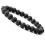 Stretcharmband aus 8 mm Lava-Vulkanstein und Hämatitperlen 5