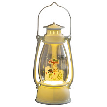 Christmas & Fall Lantern – Lighted Snow Globe with Glitter, Thanksgiving/Halloween/Christmas Decor, Compatible with Home Decor