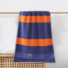 Serviettes de bain rectangulaires bleues 74 x 34 cm, épaisses, douces et absorbantes, pour le visage et le corps. Idéales comme cadeau.