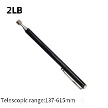 Telescopic Magnetic Tools Stainless Steel Magnet Metal Suction Rods For Picking Up Paper Clips Staples Batteries Needles, 2LB Black