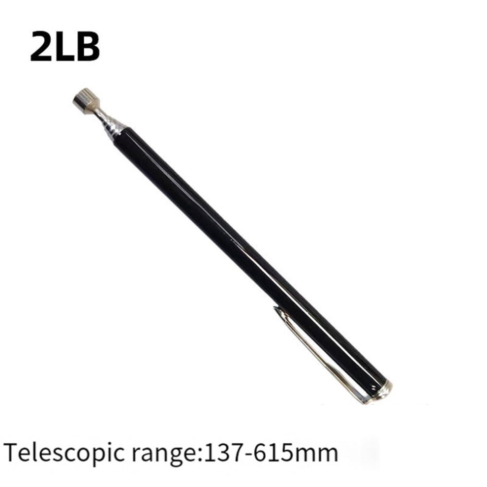 Telescopic Magnetic Tools Stainless Steel Magnet Metal Suction Rods For Picking Up Paper Clips Staples Batteries Needles, 2Lb Black 9377112609058