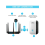Wireless 300Mbps Wifi Router Range Extender Up to 5000sq（White） 2