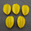 6Pieces Artificial Yellow Realistic Simulation Starfruit Model for Display Kitchen Decoration Photography 4