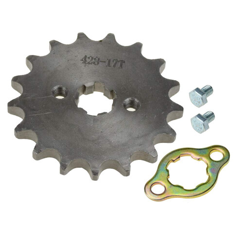 Motorcycle Front Engine Sprocket 17T 17mm for 50cc-160cc 2