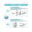 Wireless 300Mbps Wifi Router Range Extender Up to 5000sq（White） 4