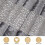 Polyester Table Runner with Rhinestones, Solid Color Modern Design for Dining Table & Room Decor 4