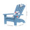 Beach Chair Decoration Tiny Miniature Doll Prop Office Blue 2