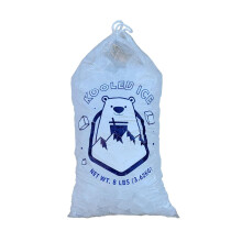 Ice Bags with Drawstring Heavy Duty Grade (8 lb Pack 100)