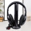 Cuffie wireless Naierhg con microfono integrato, circumaurali, radio FM, per PC e TV, trasmettitore e microfono per computer. 3