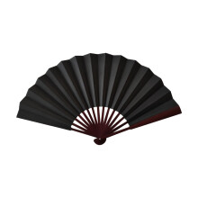 Red Bone Plain Folding Fan – Traditional Solid Color Fan for DIY Hand Painting, Calligraphy & Advertising; Compatible with Ab