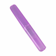 Travel Toothbrush Case Holder Toothbrush Case Holders Travel Cover New Tube Plastic Box Multicolor Set Purple