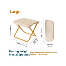Outdoor Travel Folding Small Stool Fishing Outdoor Queue Rest Portable Small Chair Leisure Camping Chair Stool