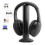 Cuffie wireless Naierhg con microfono integrato, circumaurali, radio FM, per PC e TV, trasmettitore e microfono per computer. 8