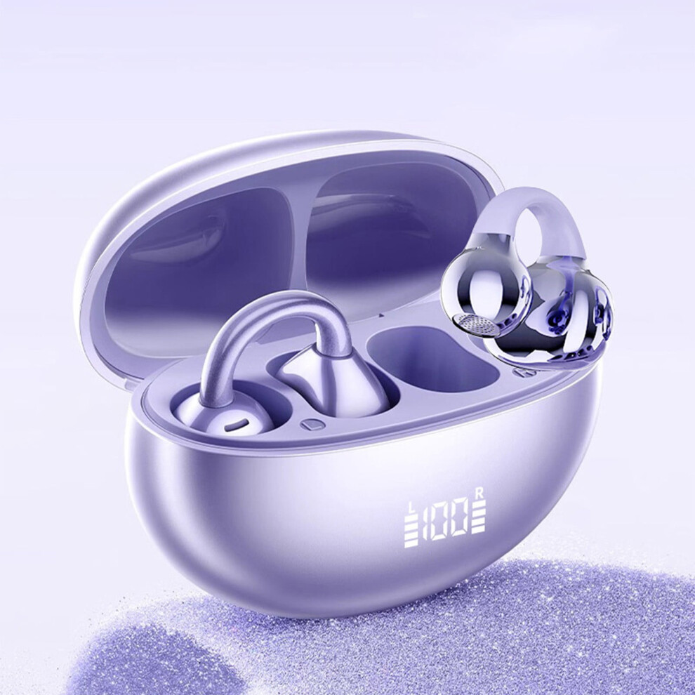 Clip-On Bluetooth Earbuds Open-Ear Design 60H Battery Ipx5 9027700644892
