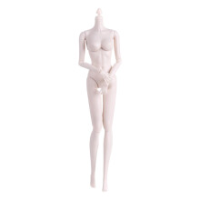 Corpo de boneca articulado realista de 30 cm, nu, com textura de pele semelhante à de um boneco de verdade, para personalização e confecção de