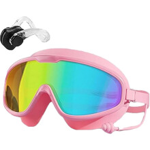 Warddefend Swim Goggles, Ward Defend Wide View Anti Fog&UV Swimming Goggles for Men Women Youth, No Leaking