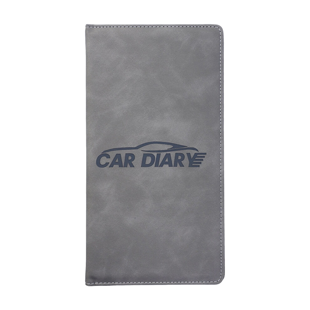 Multifunctional Waterproof & Scratch-Proof Driver's License Wallet, Car Id & Document Organizer For Men And Women, Vehicle Glove Box Essential, Gray 9165521865949