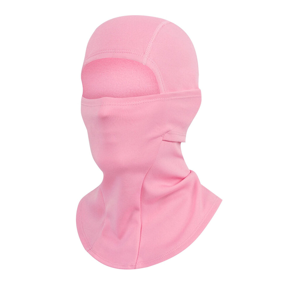 Pink Shiesty Balaclava Face Mask For Boys Girls Cold Weather Ski Mask With Temperature-Locking And Skin-Friendly Fabric Free Size