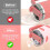 30oz Silicone Cup Sleeve Protector Light Pink 7