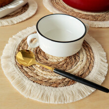 Japanese Style Heat-Resistant Non-Slip Table Mats, Woven Straw Trivets for Hot Pots & Bowls – Easy Clean, Gift for Women & Home Cooks