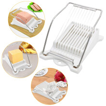 Clearance! Kitchen Tools Stainless Steel Lunch Meat Cutter Cutter Fruit Cutter Ham Sausage Cutter
