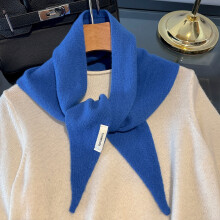 Écharpe en laine WZXPWT, élégante écharpe triangulaire tricotée pour femme, châle chaud et multifonctionnel, foulard doux et polyvalent