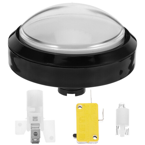 ibasenice Push Button Game Machine Accessory White ABS for Home Use Pack 2