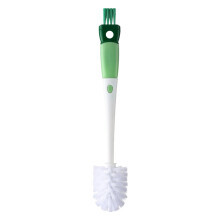 Brosse de nettoyage 4 en 1 pour tasses avec long manche, ensemble de brosses multifonctions pour bouteilles permettant d'atteindre les recoins