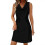 Abito aderente da donna con scollo a U e paillettes, multicolore 2