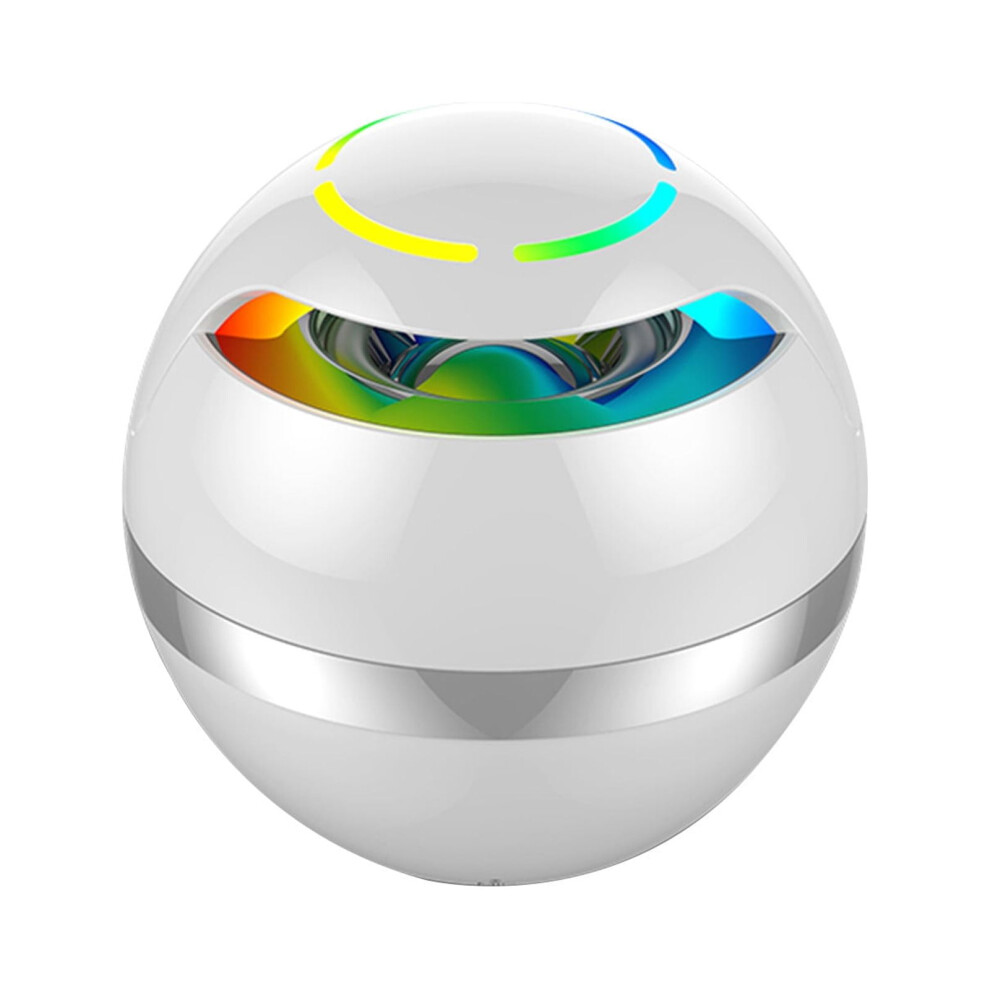 Mini Portable Bluetooth Speaker With Fm, Hands-Free Call & Colorful Breathing Â Compatible With All Devices Light 974856445639