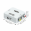 (White) HDMI Adapter for DVD Player, AV to HD Converter 2